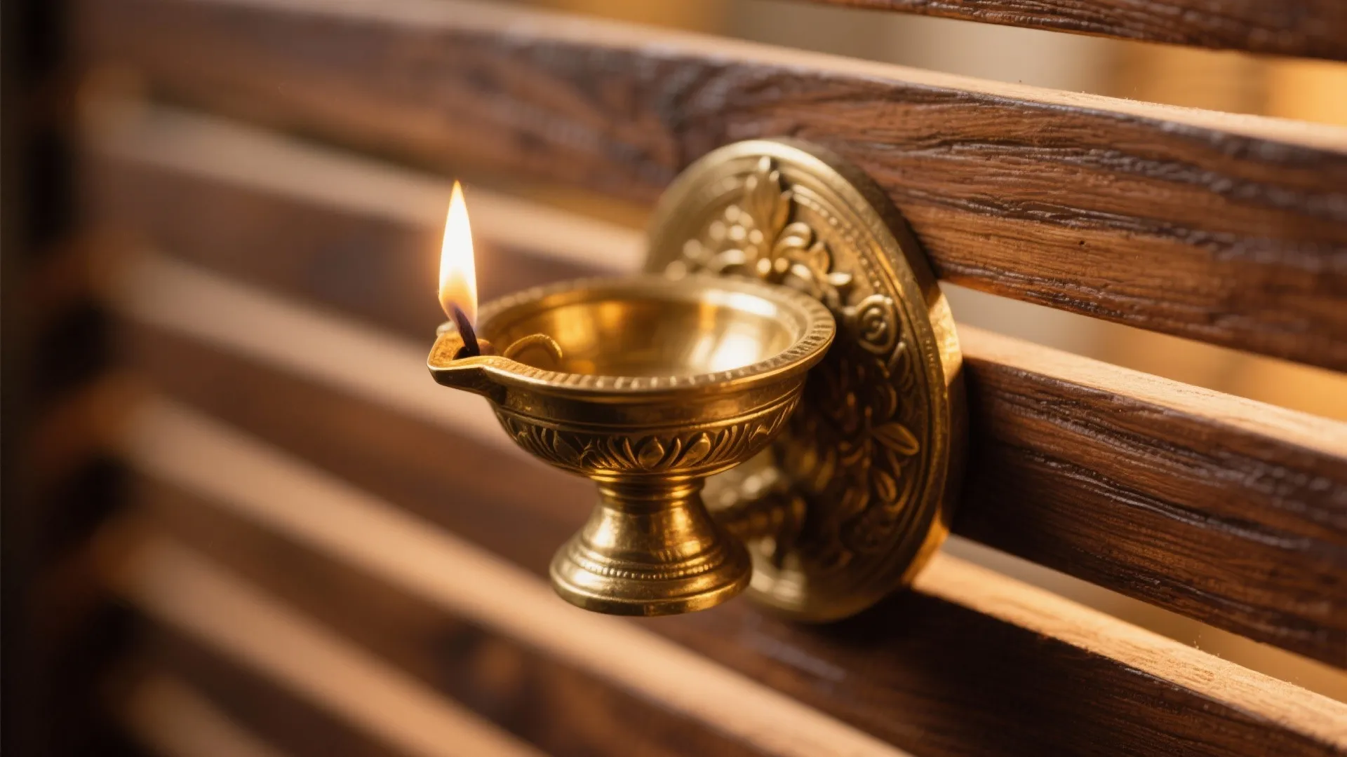 Warm Wood and Brass Details That Age Well