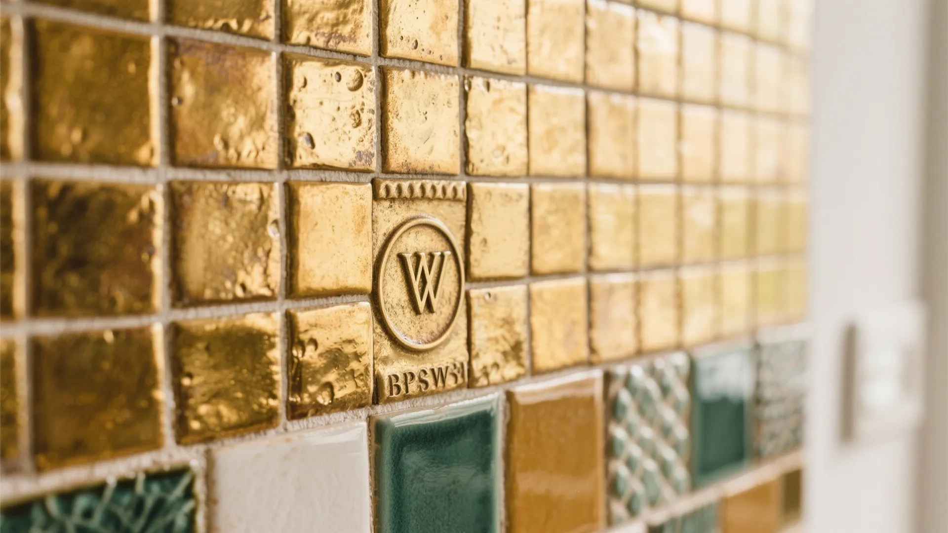 9. Brass Tiles