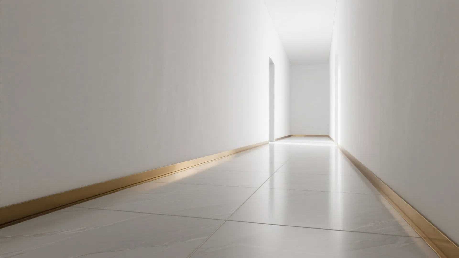 Metal trims: brass or anodized lines