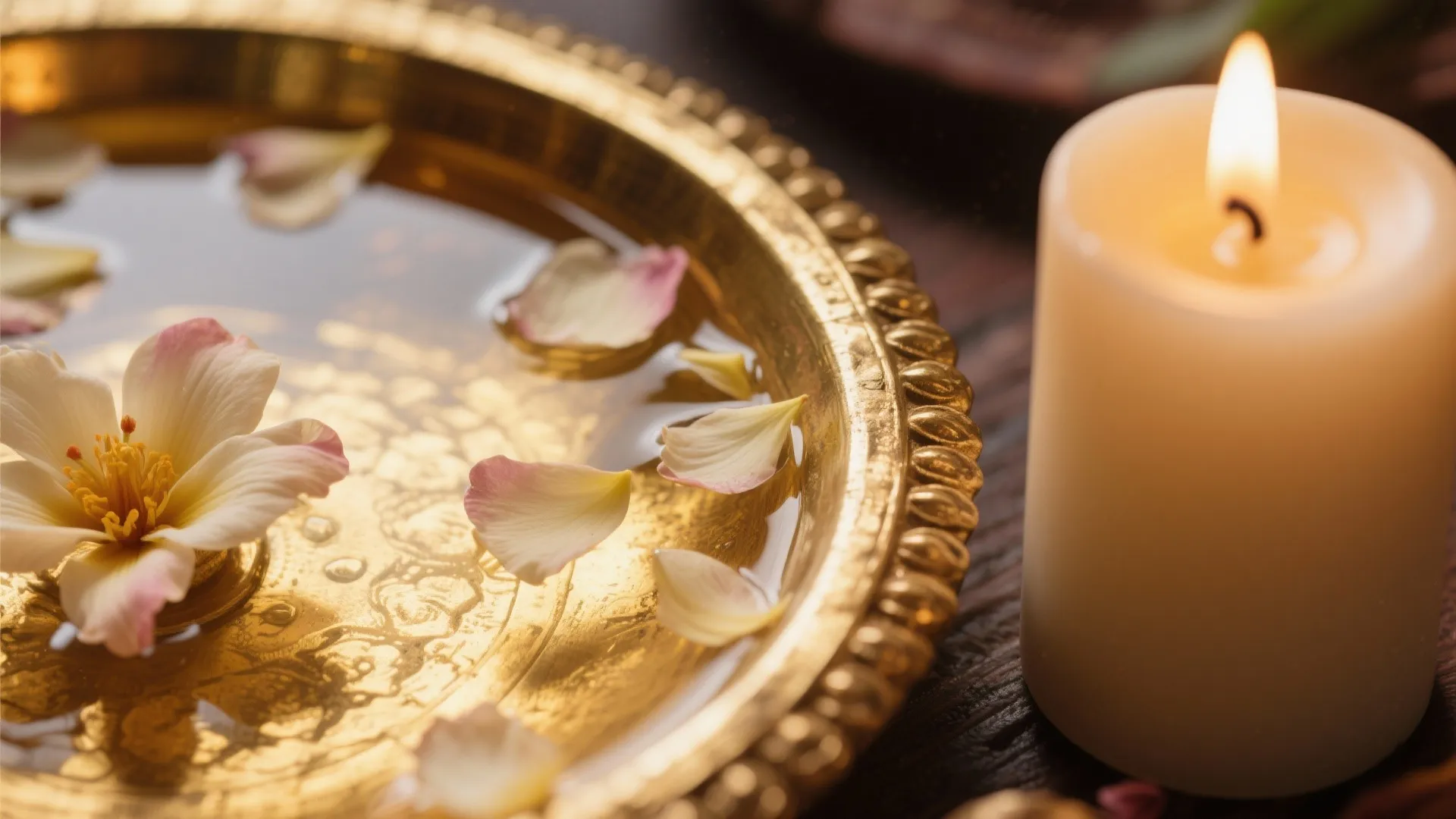 Mixed-Metal Glow: Brass, Copper, and Soft Candlelight