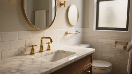 5 Brass Bathroom Faucet Ideas for 3-Hole Sinks
