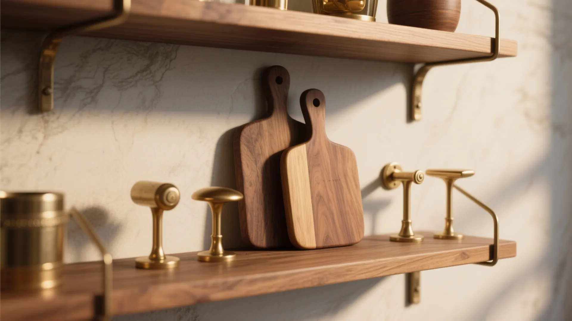 4. Mixed Metals and Natural Wood Accents