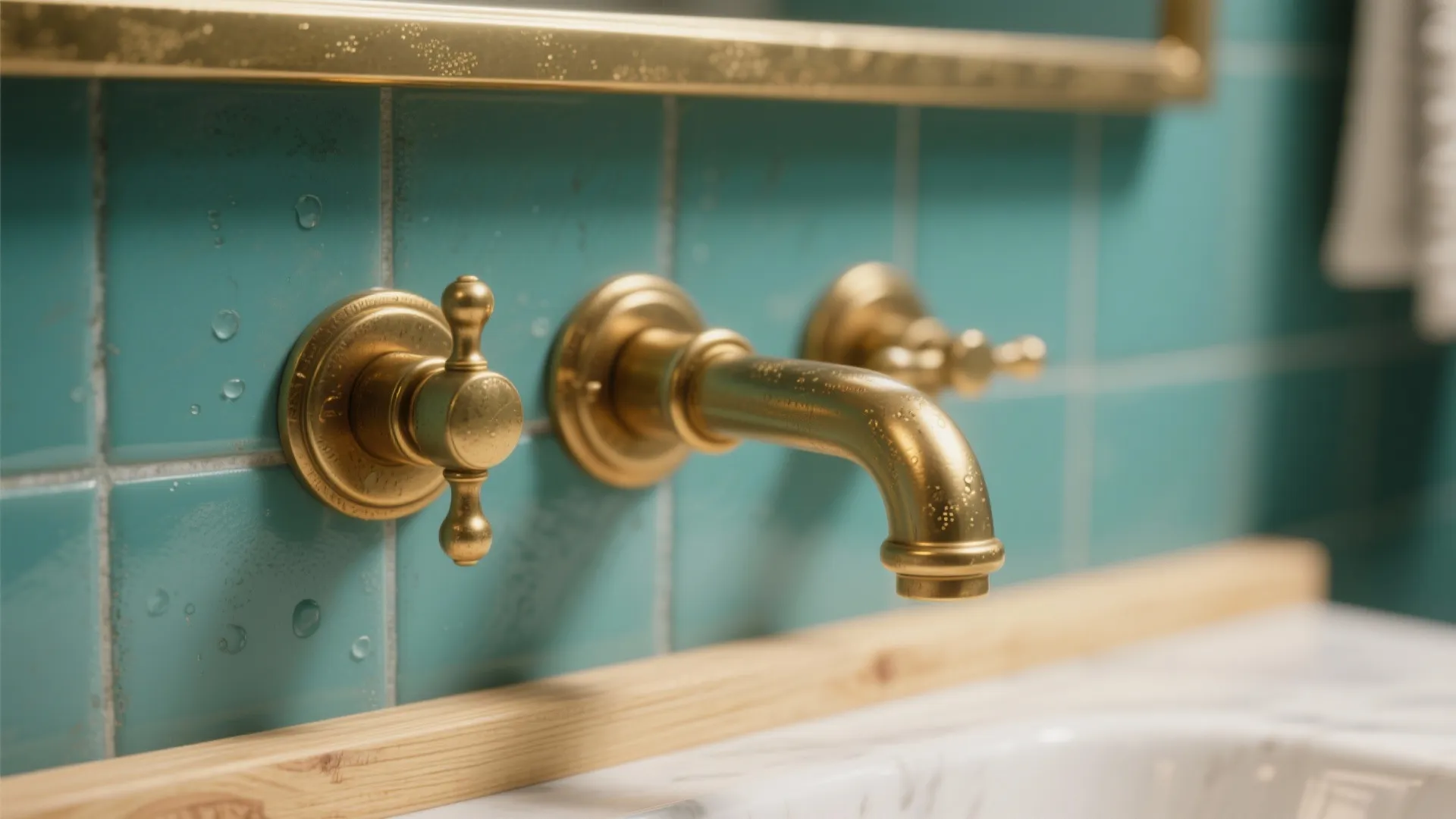 4. Metallic Accents and Warm Wood Balances