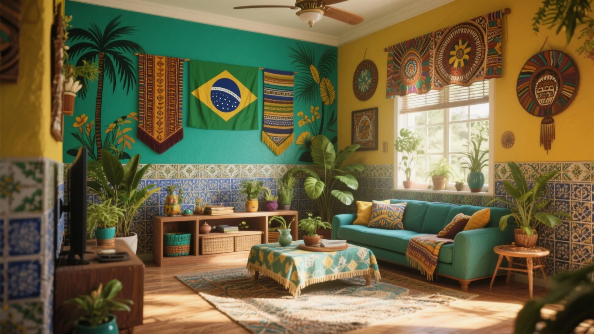 Vibrant Brazilian Room Wall Decor Ideas: Transform your space with these colorful and cultural inspirations
