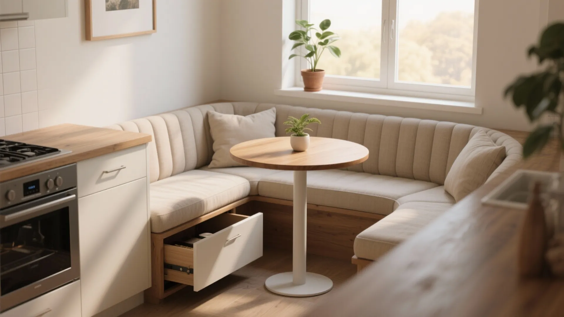5. Compact Breakfast Nook or Banquette