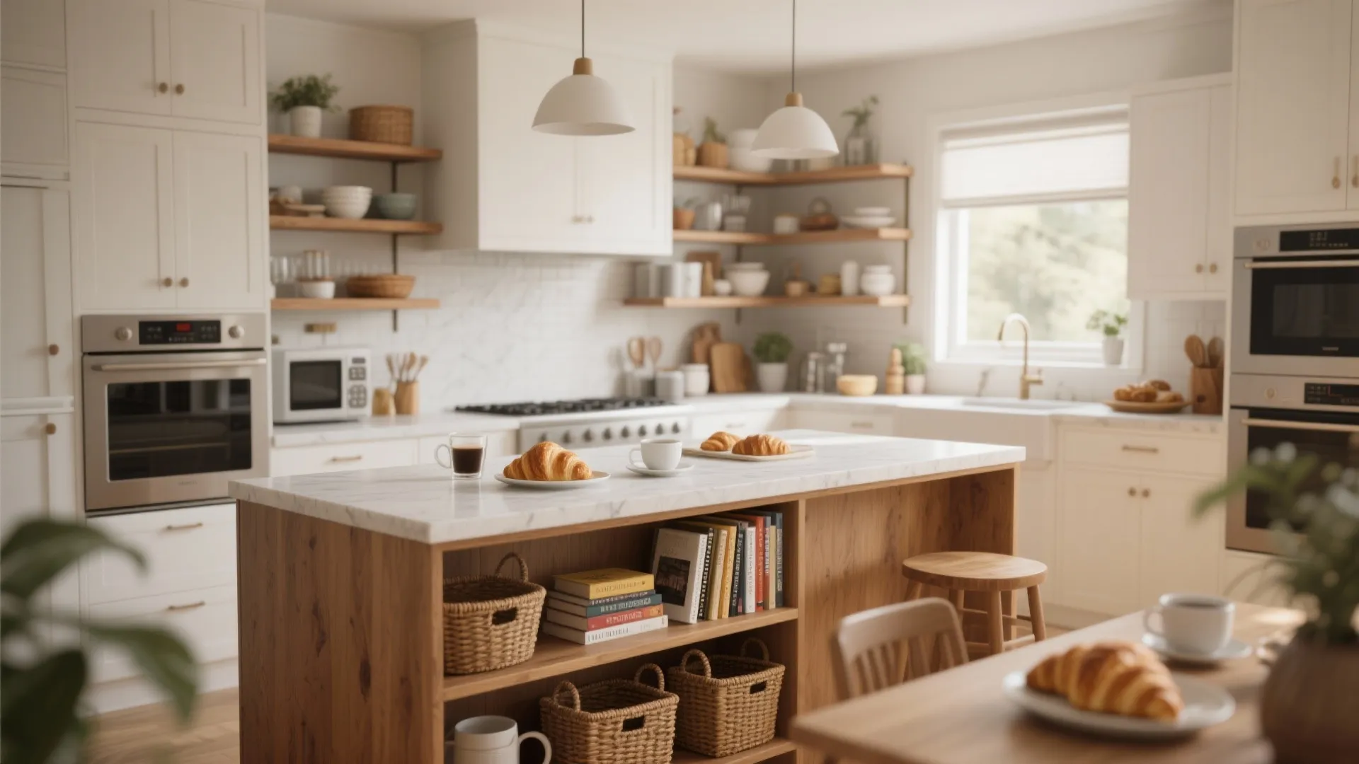 4. Breakfast Bar with Storage Base