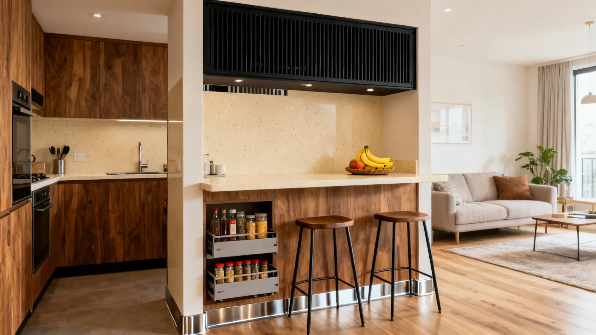 Half Grill Kitchen Design Kerala Style: 5 Smart Ideas