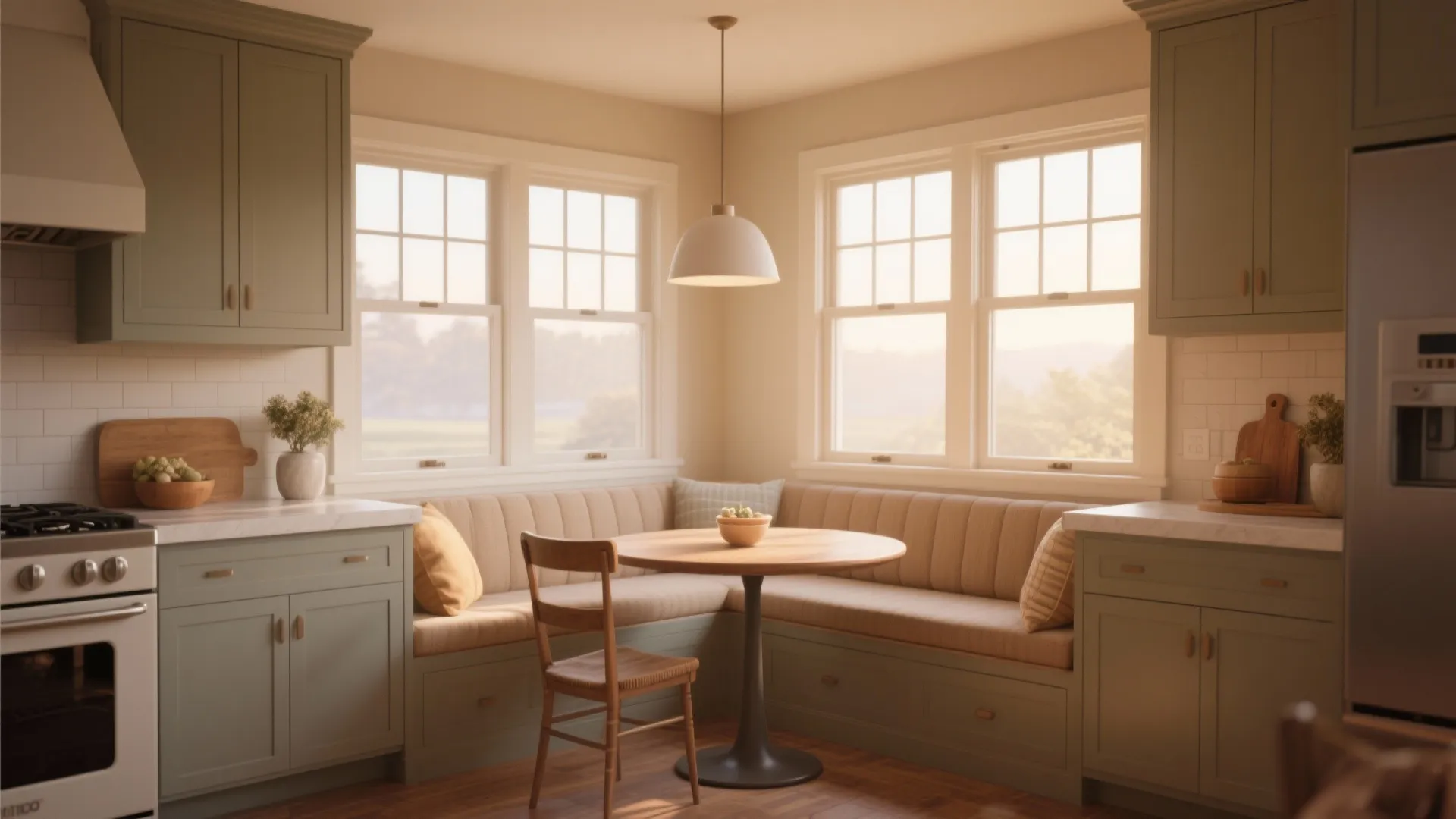 10. Built-In Breakfast Nook