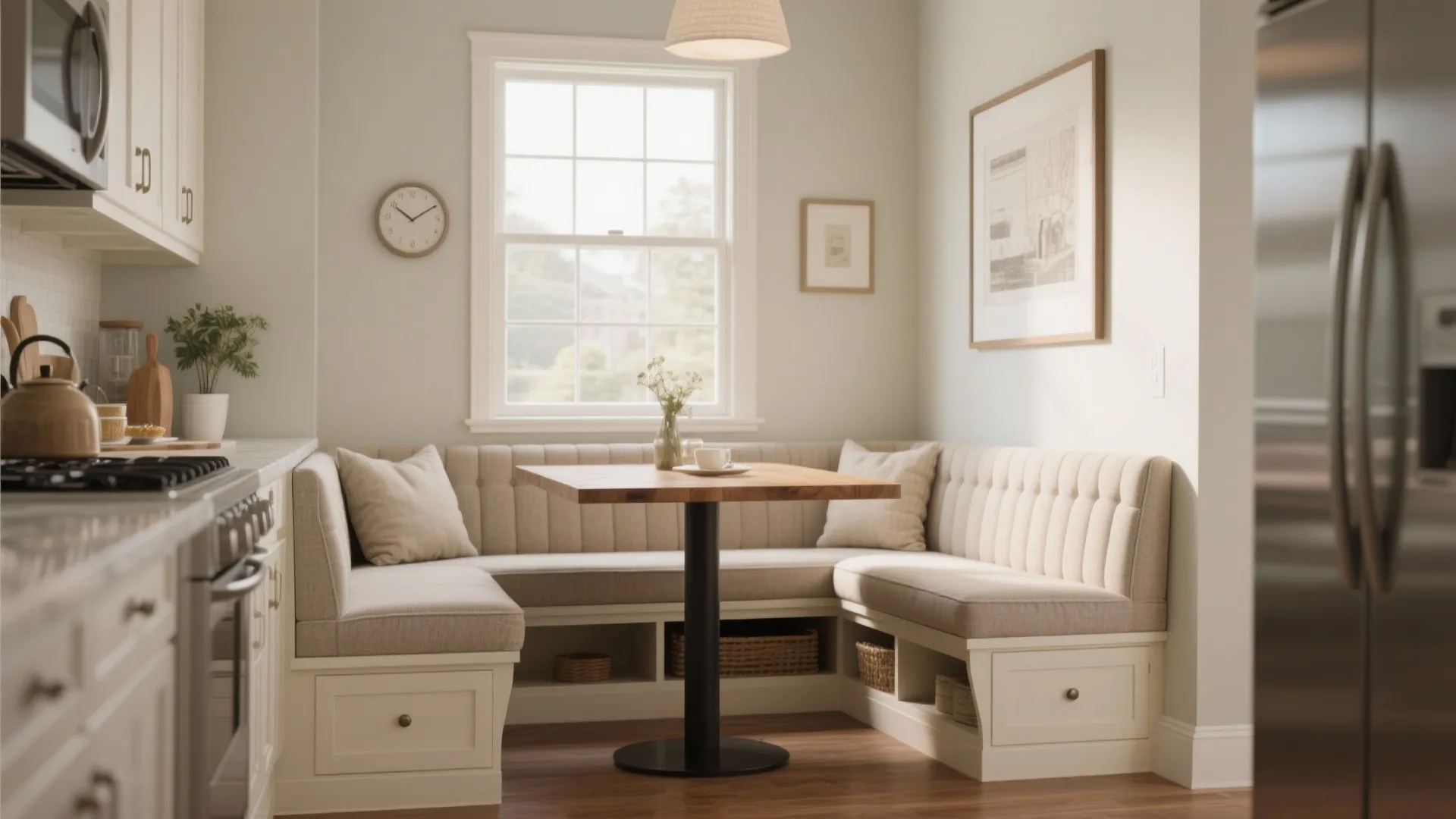 9. Built-in Breakfast Nook