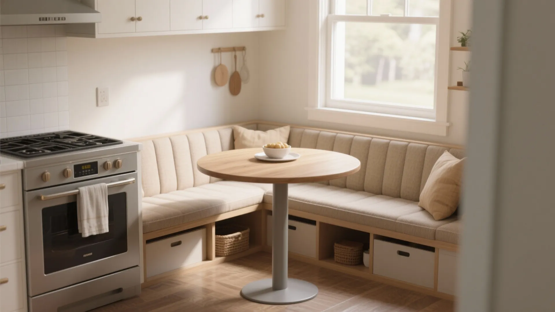 9. Compact Breakfast Nook