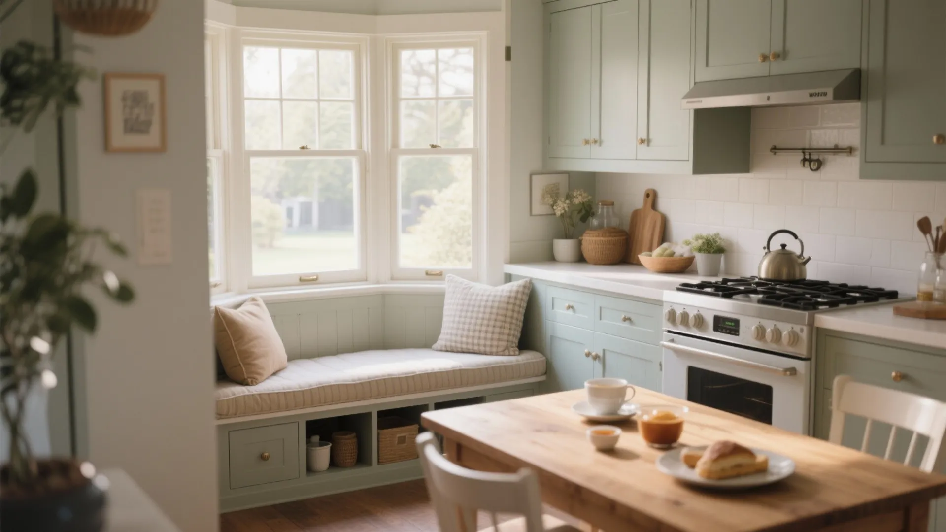 1. Built-in Breakfast Nook