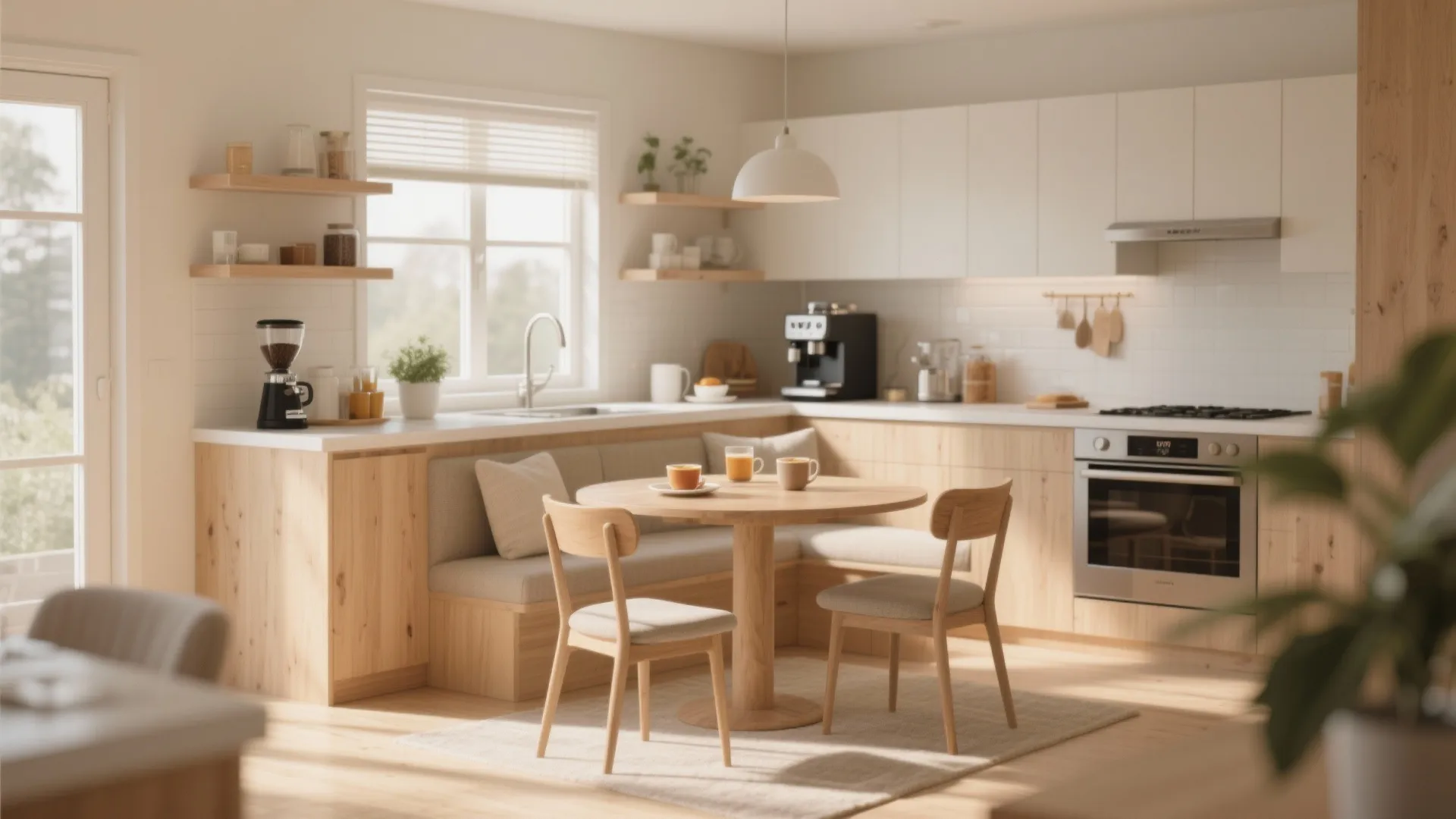 9. Integrated with Breakfast Nook