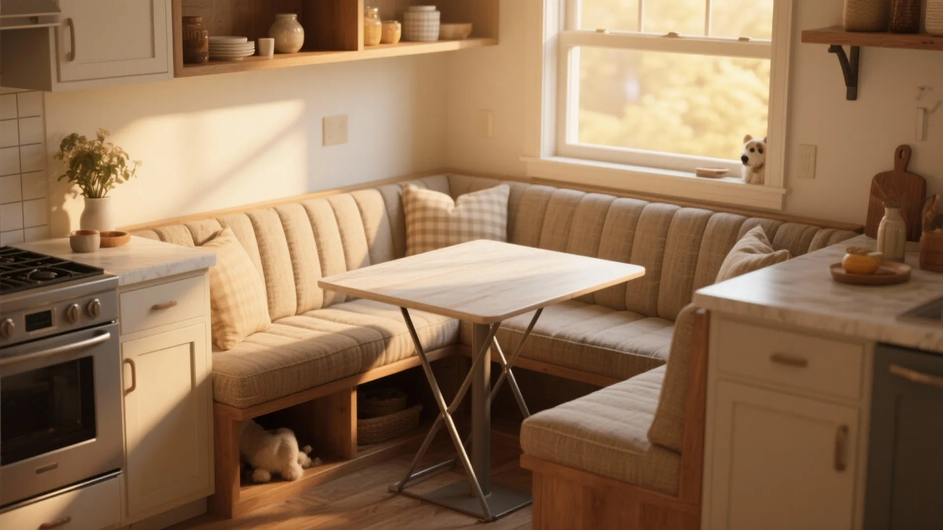 3. Built-in Breakfast Nook