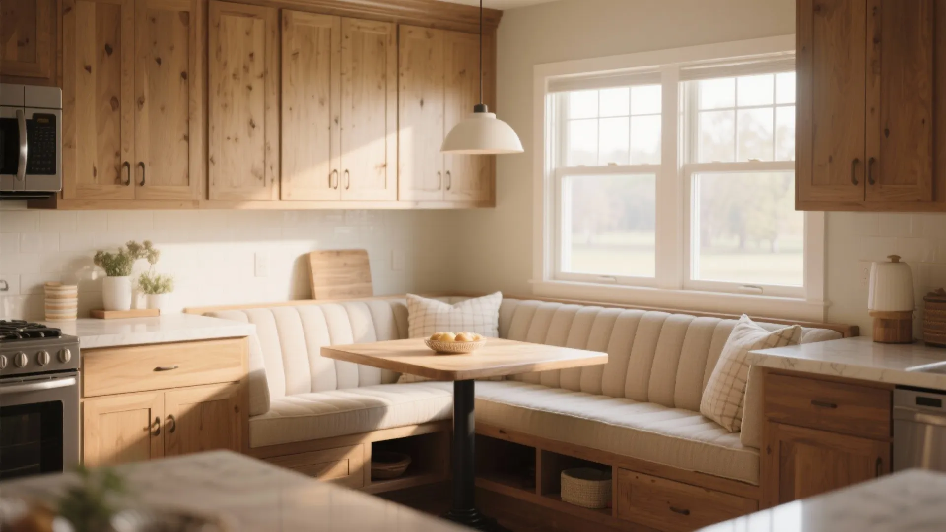 2. Built-in Breakfast Nook