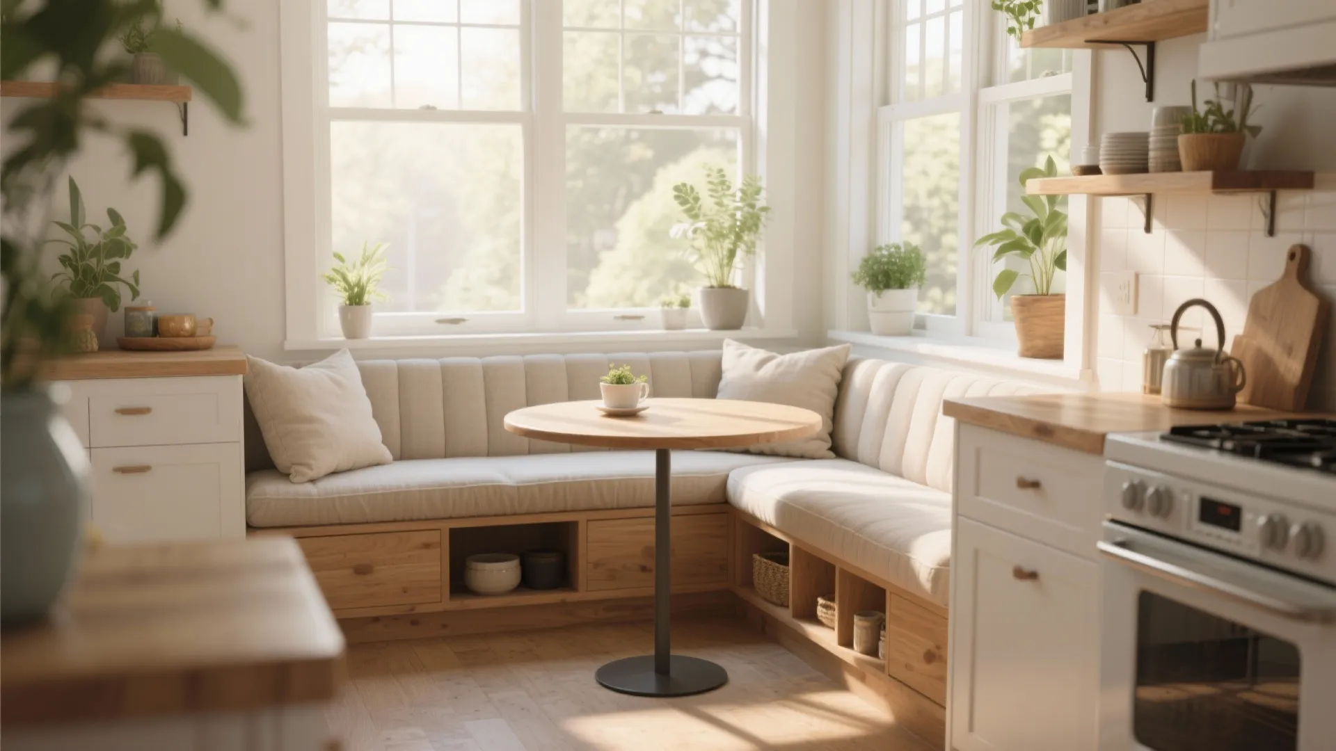 1. Breakfast Nook by the Window