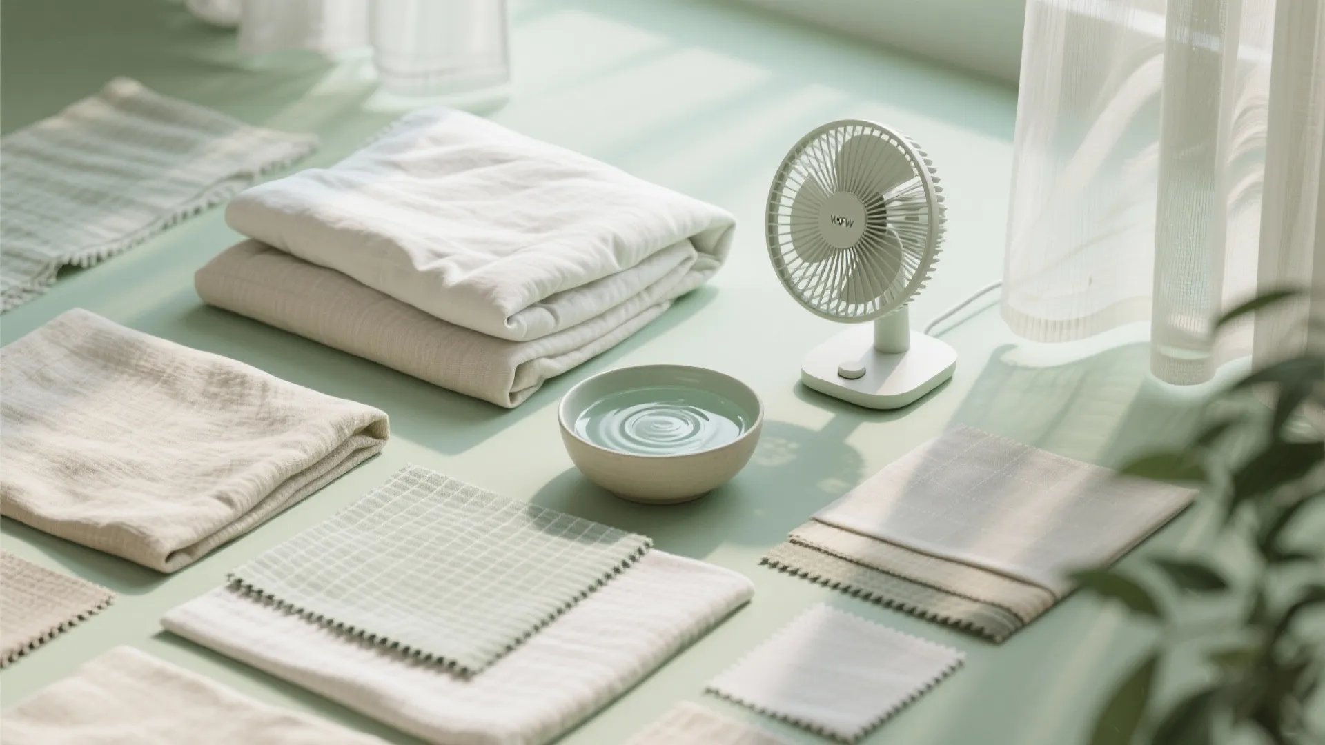 Evaporative tricks and breathable materials