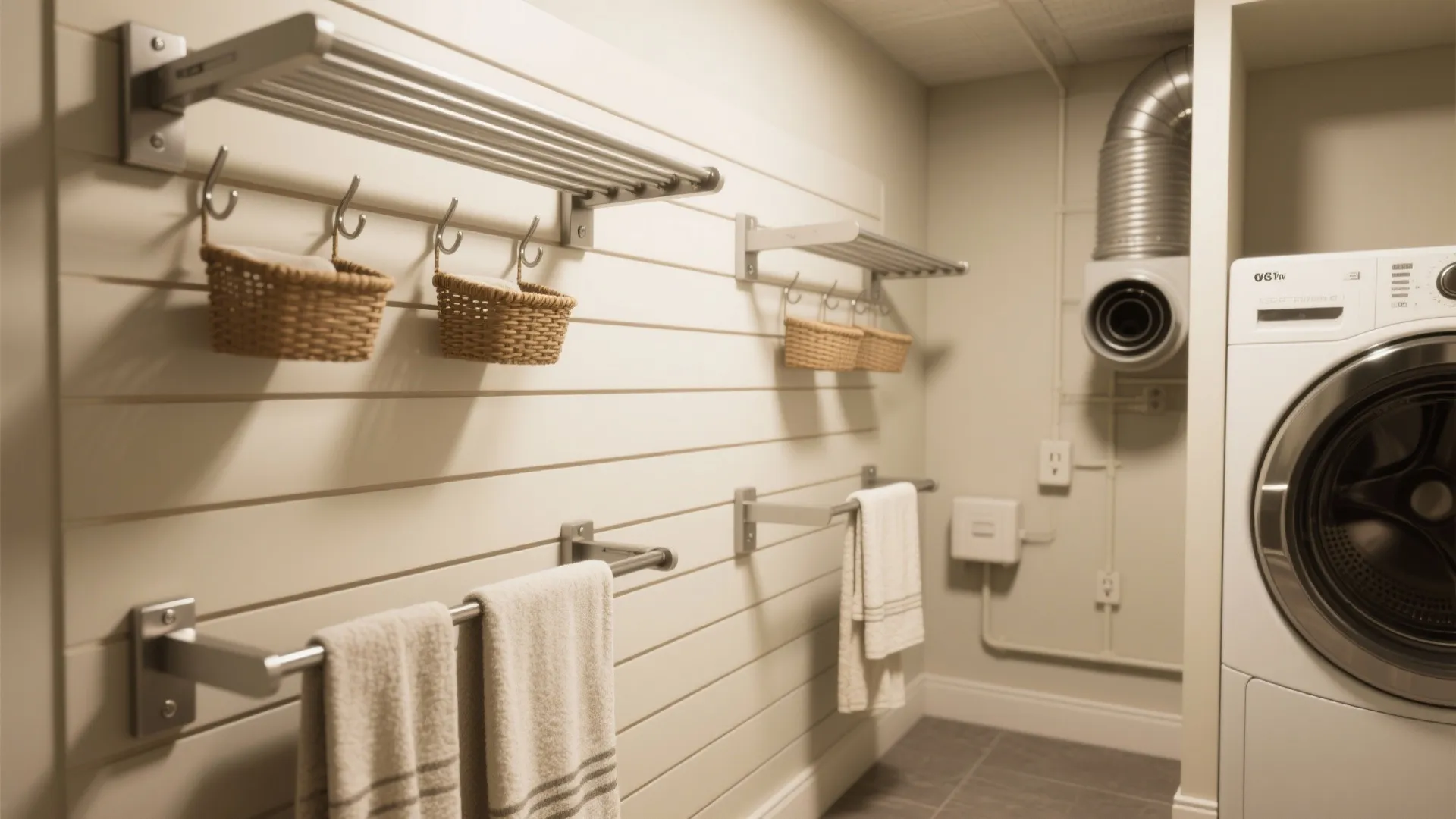 2) Wall-mounted drying that actually breathes