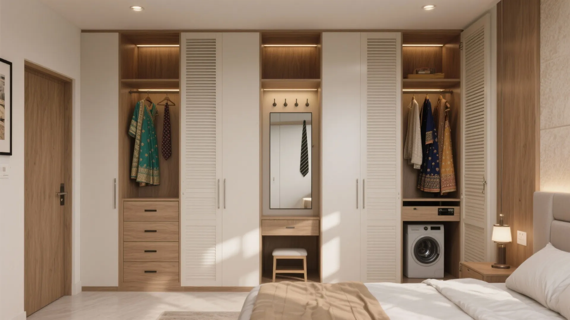 Bedroom wardrobes that breathe (and actually fit)