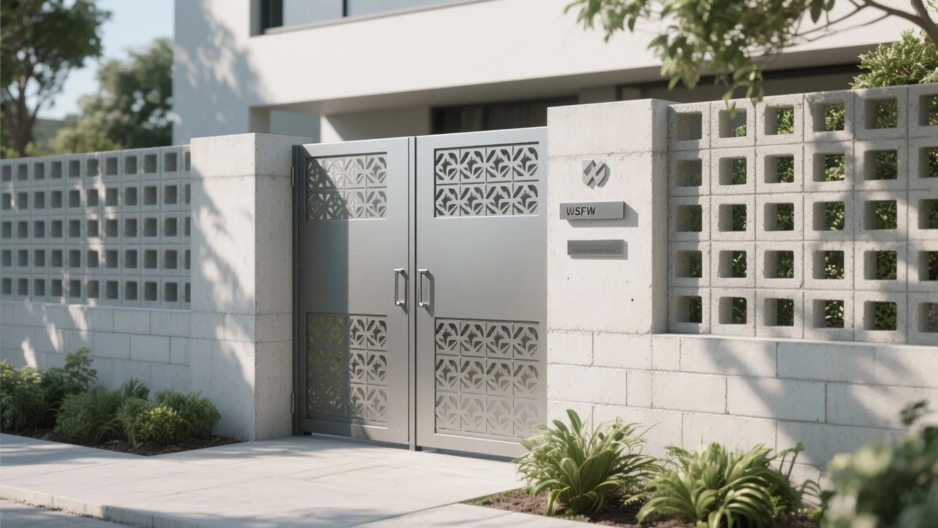 Tip 3: Perforated blocks for light, airflow, and privacy