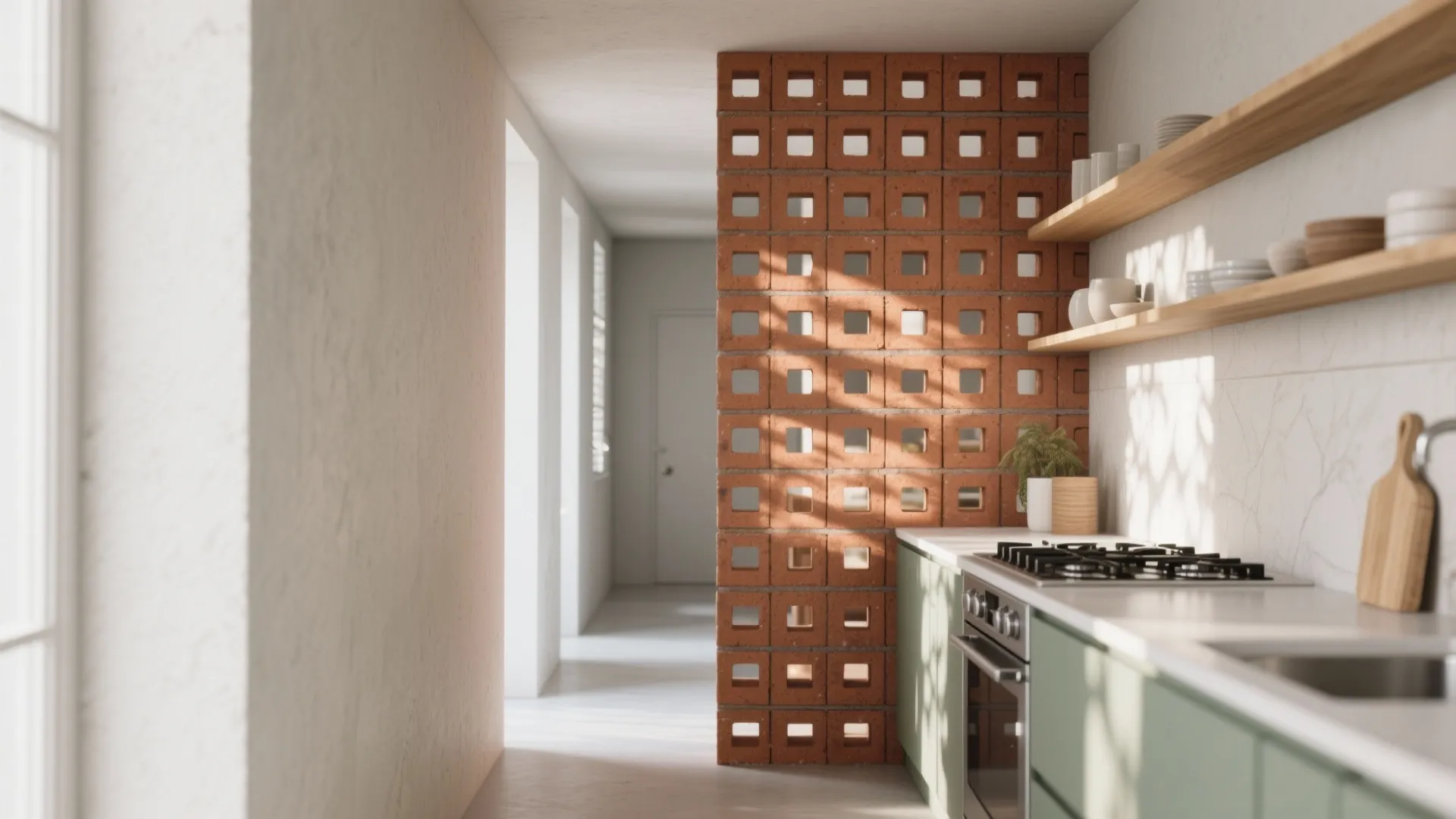 Perforated Brick Breeze Walls