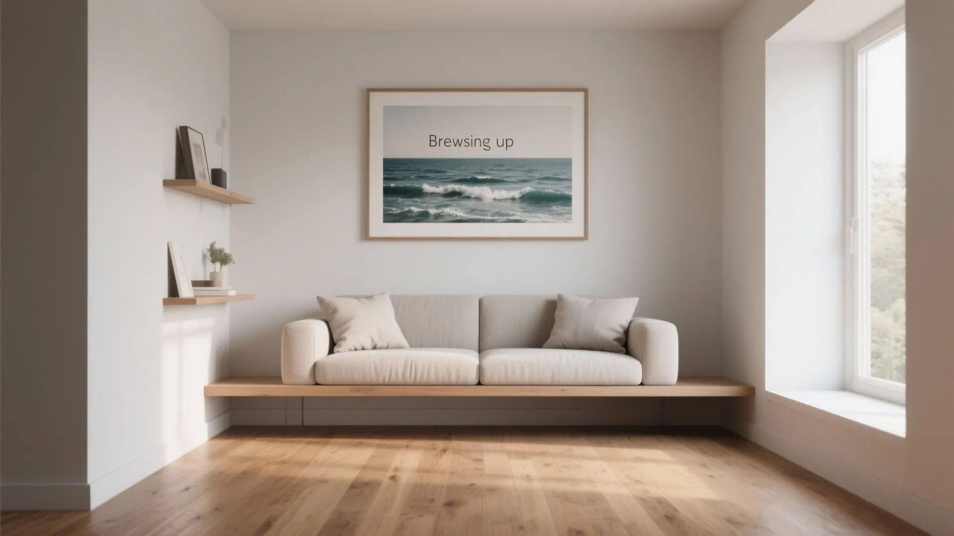 Breezing Up (A Fair Wind) — use movement to energize a compact living room