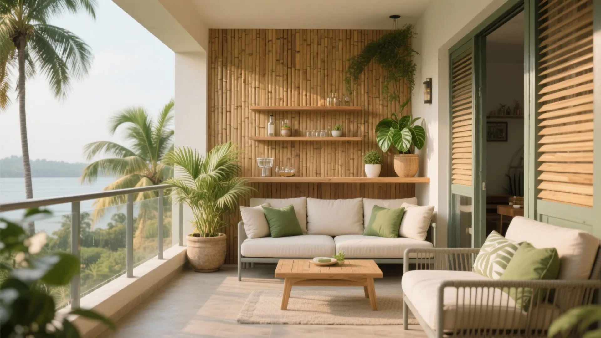 Balcony As a Breezy Second Living Room
