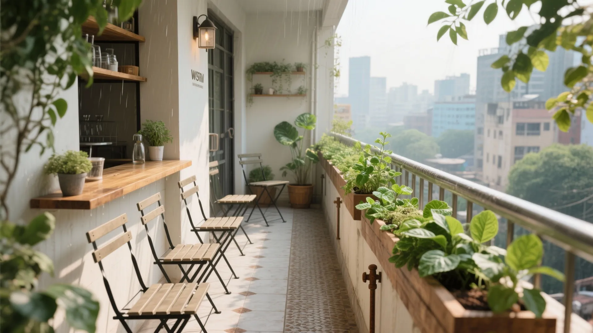 Breezy Balcony and Multipurpose Utility