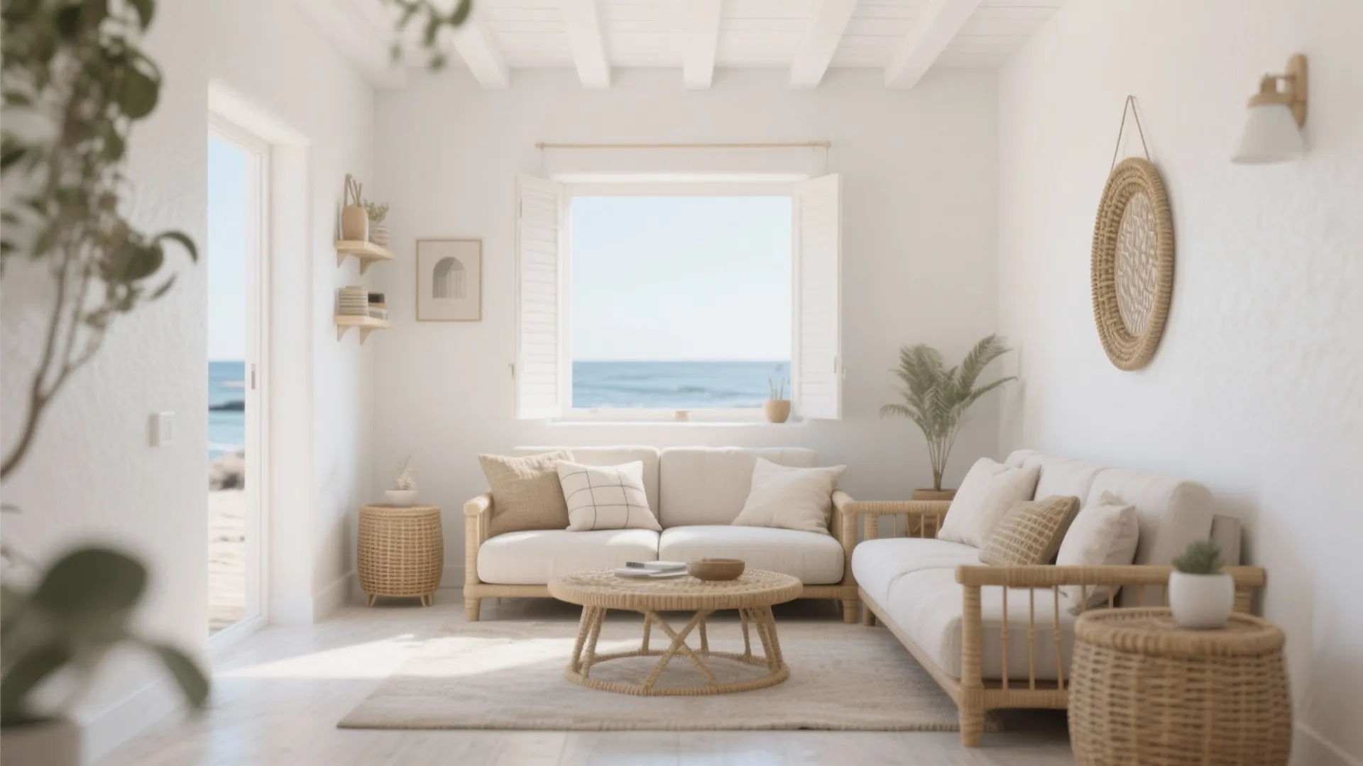 1. Breezy White Backdrop