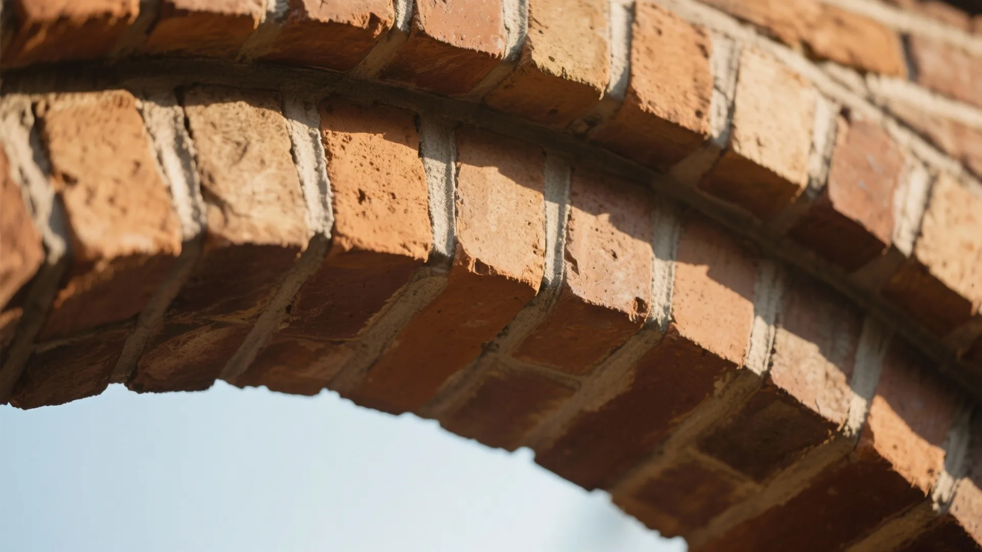 Structural Brick Arch Over a Banquette
