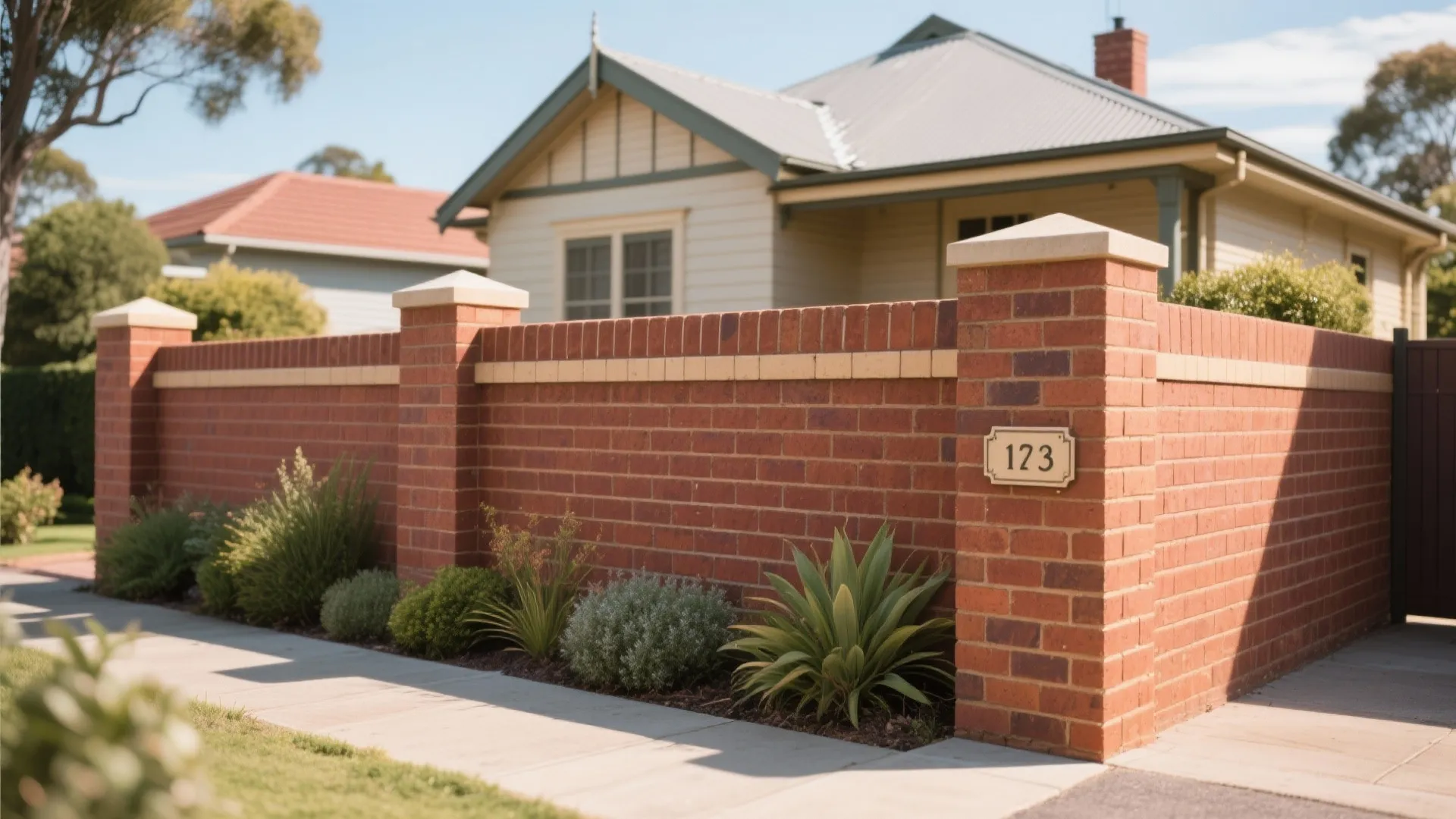 Brick Banding, Piers, and Timeless Detailing