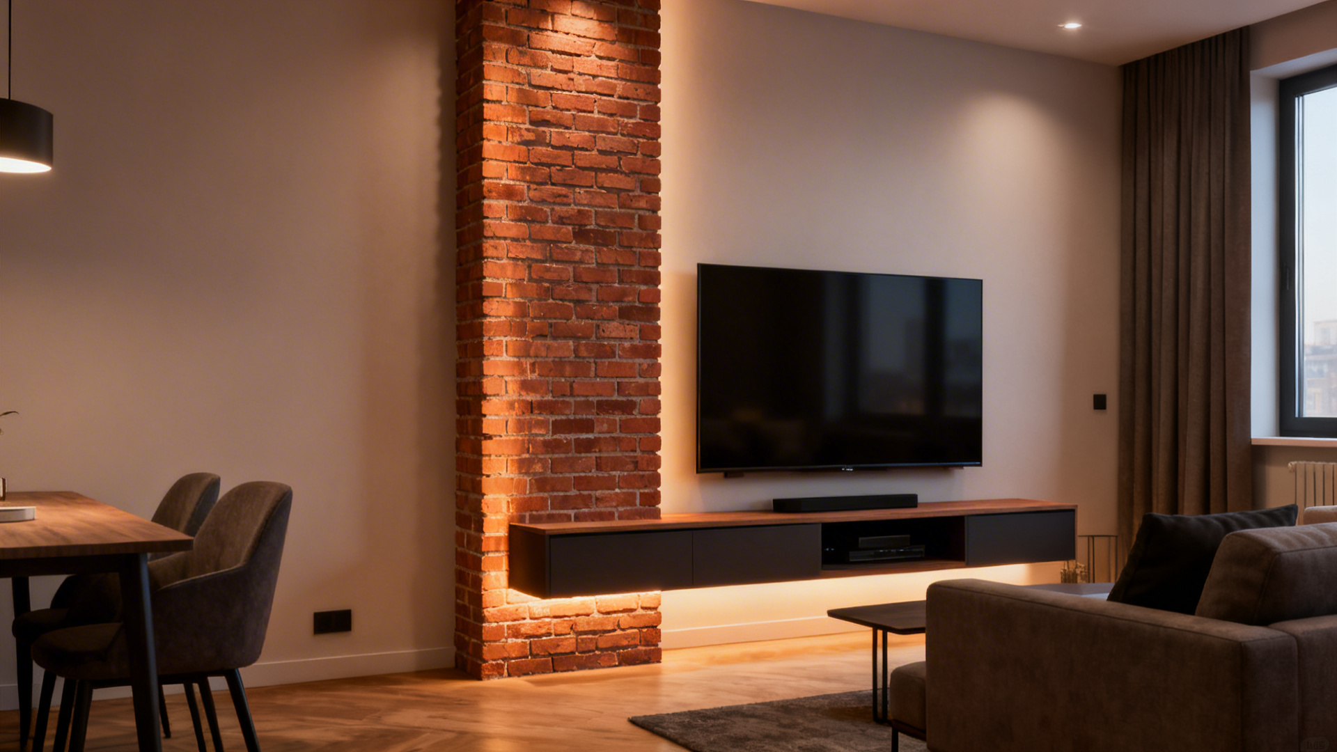 Brick Accent Wall Ideas: 5 Inspo for Small Living Rooms