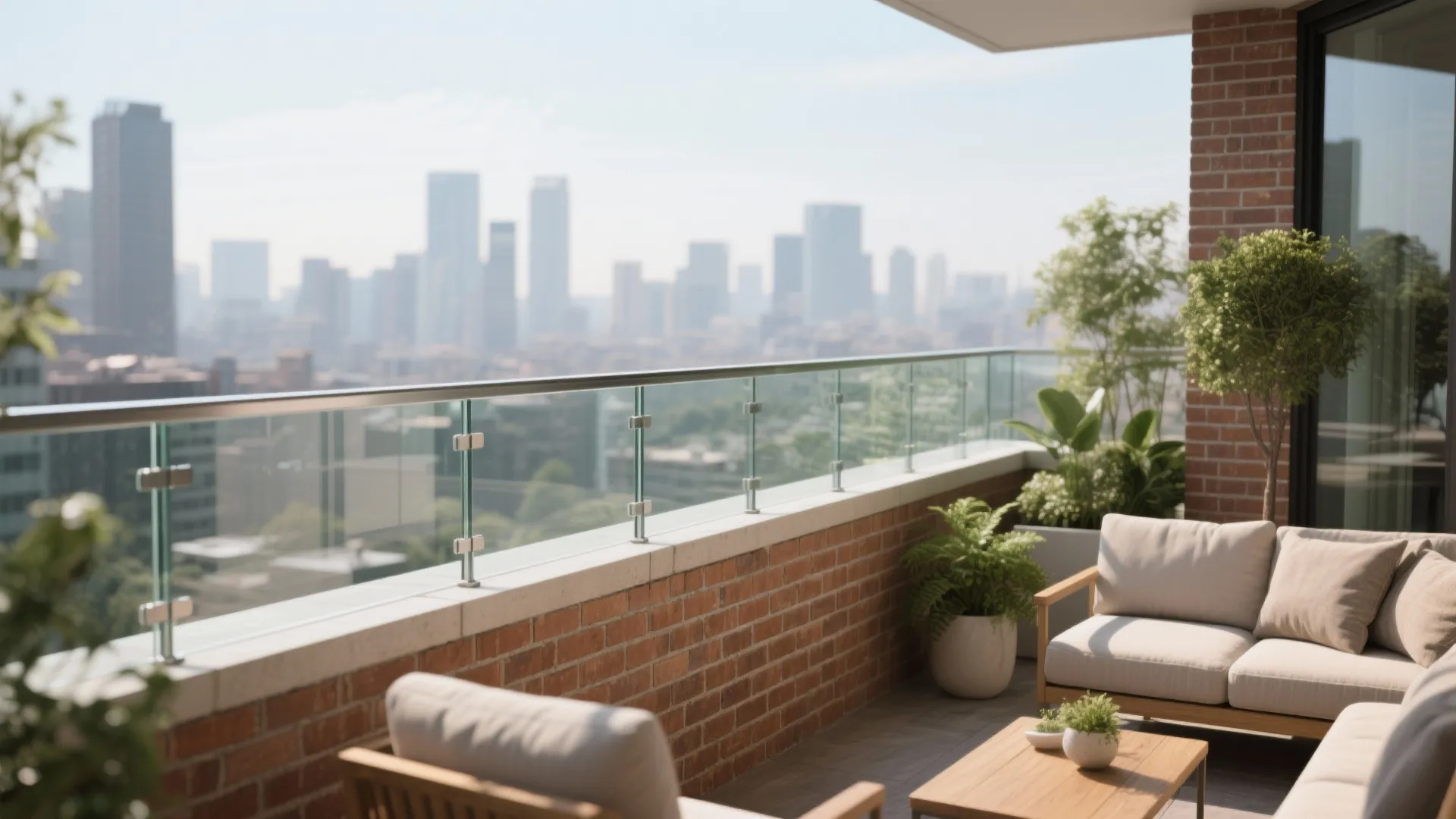 Brick + Glass: Solid Base, Airy Guard