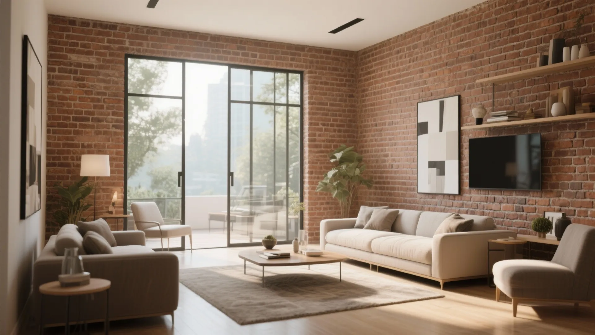 9. Mixed Materials: Brick with Glass