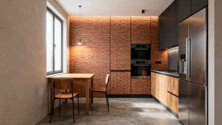 5 Brick Cabinet Design Ideas for Kitchen & Dining