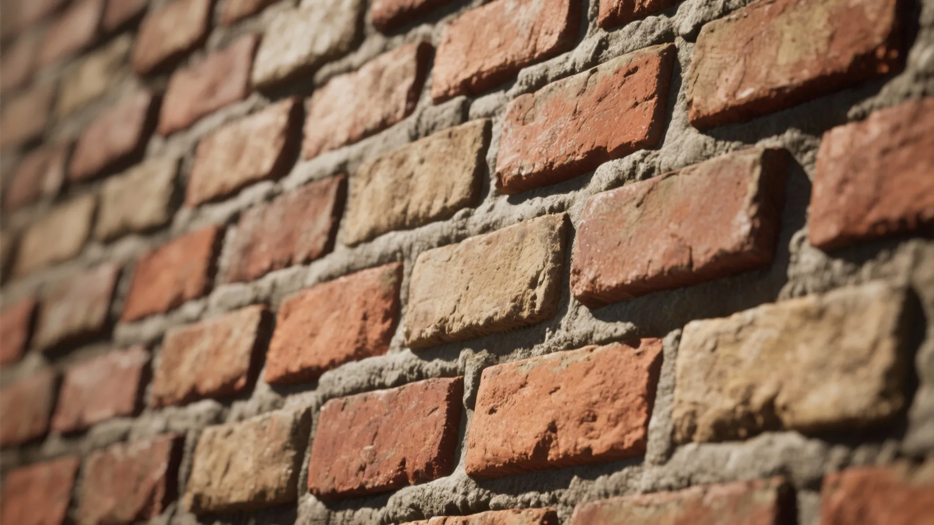 Textured Brick and Pigmented Mortar for Character