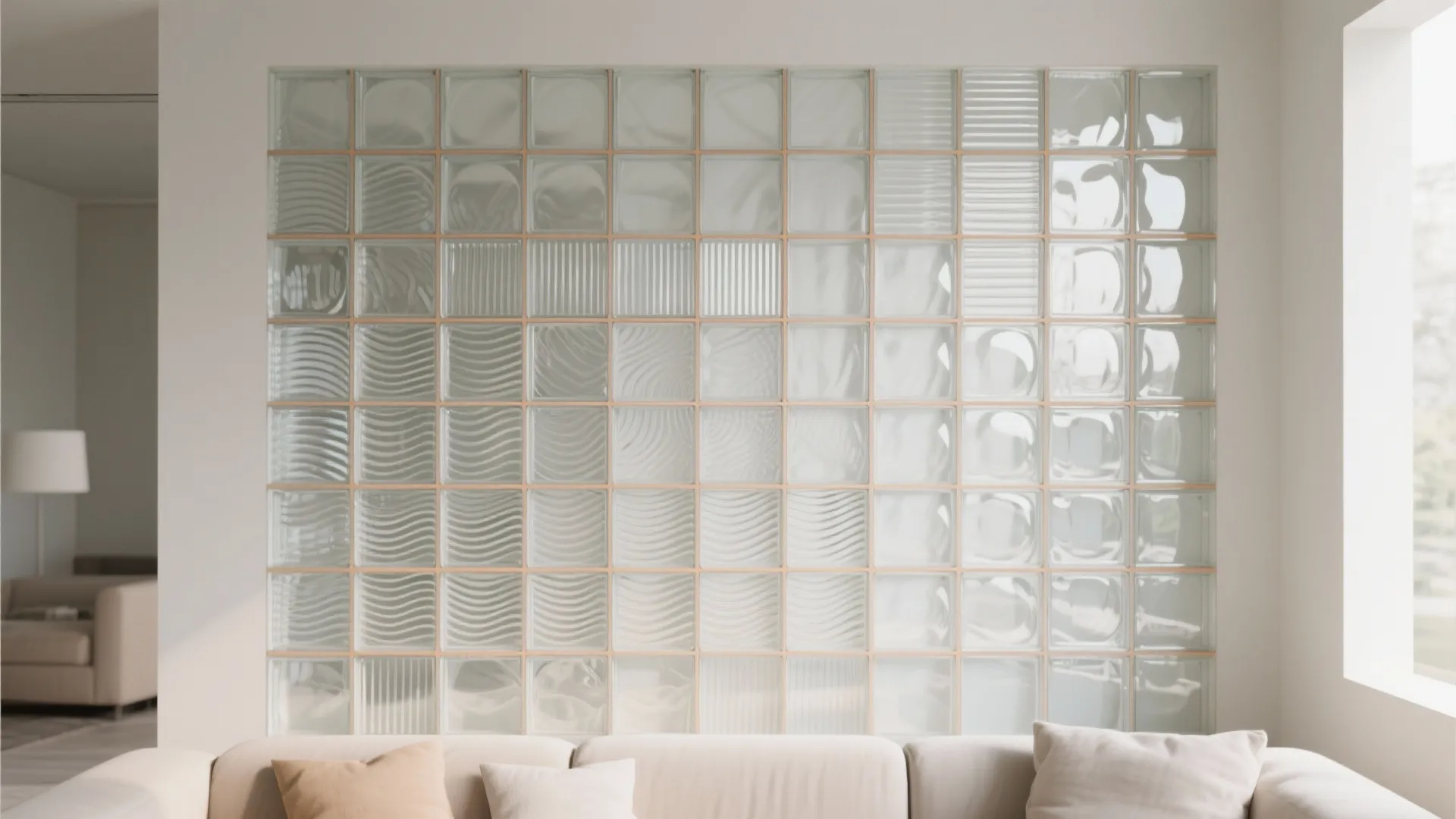 Idea 5: Accent wall with mixed patterns