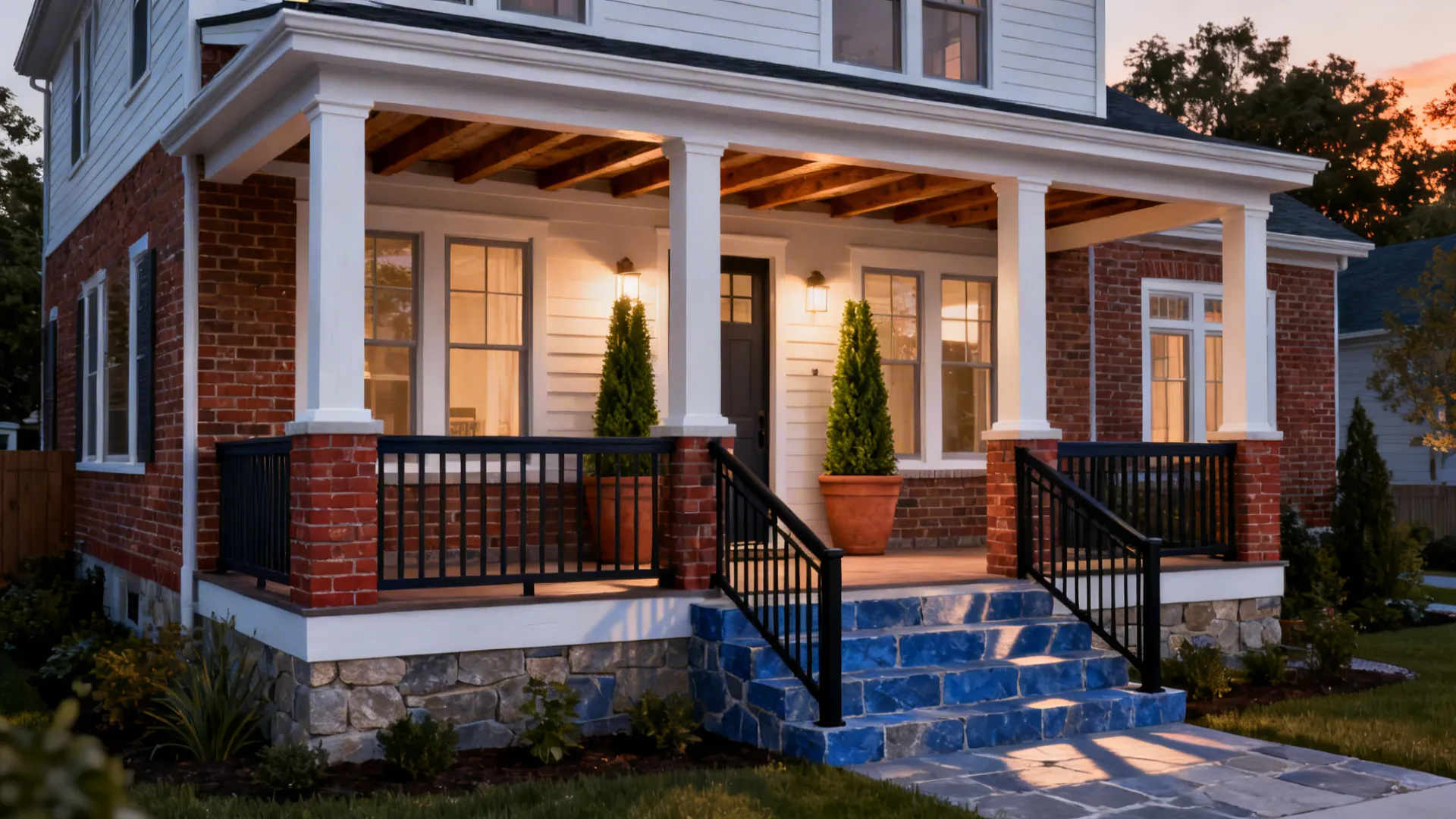 5 Front Porch Ideas for Brick Homes