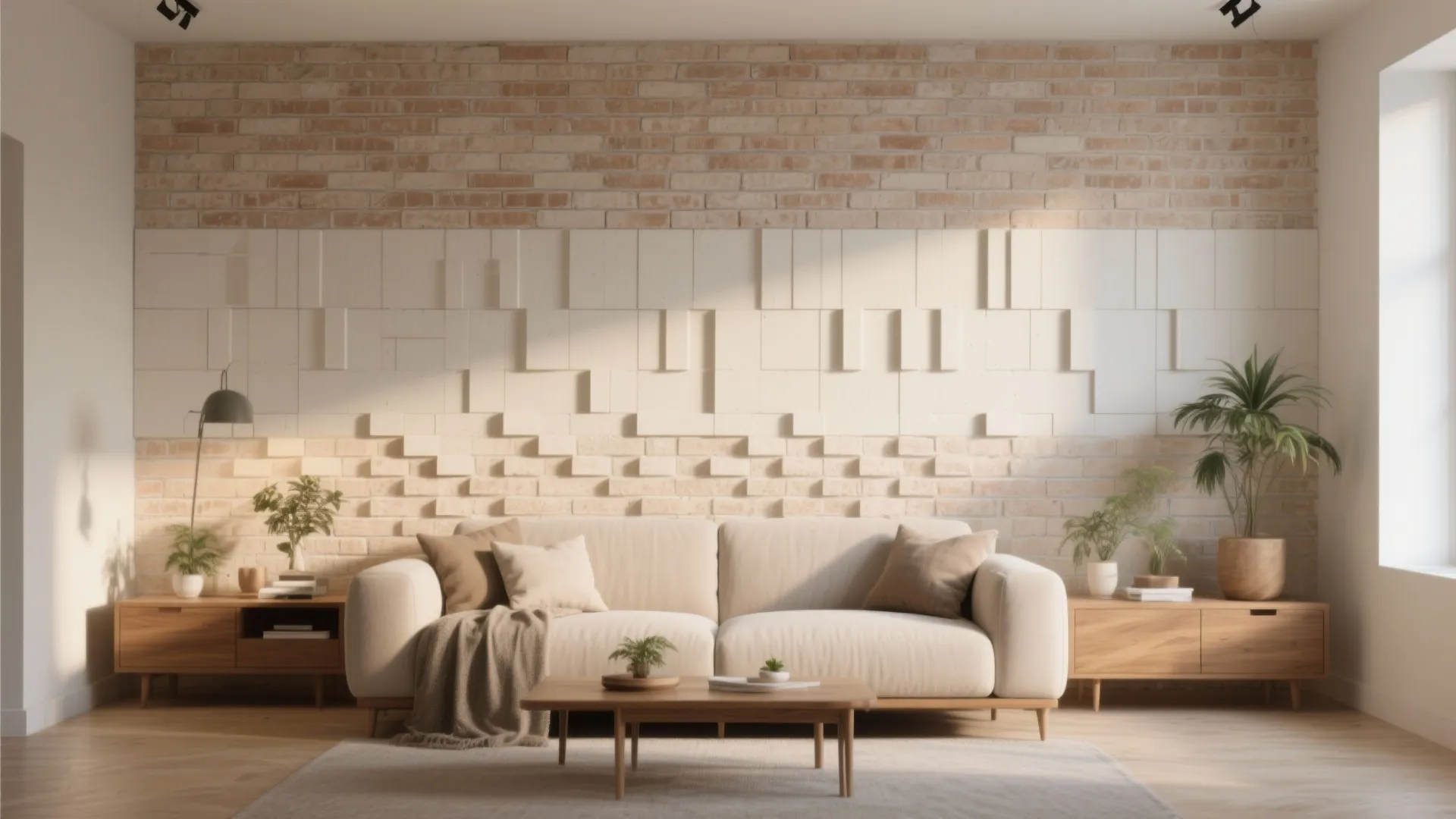 Algorithmic Brick Relief for Warm Atmosphere