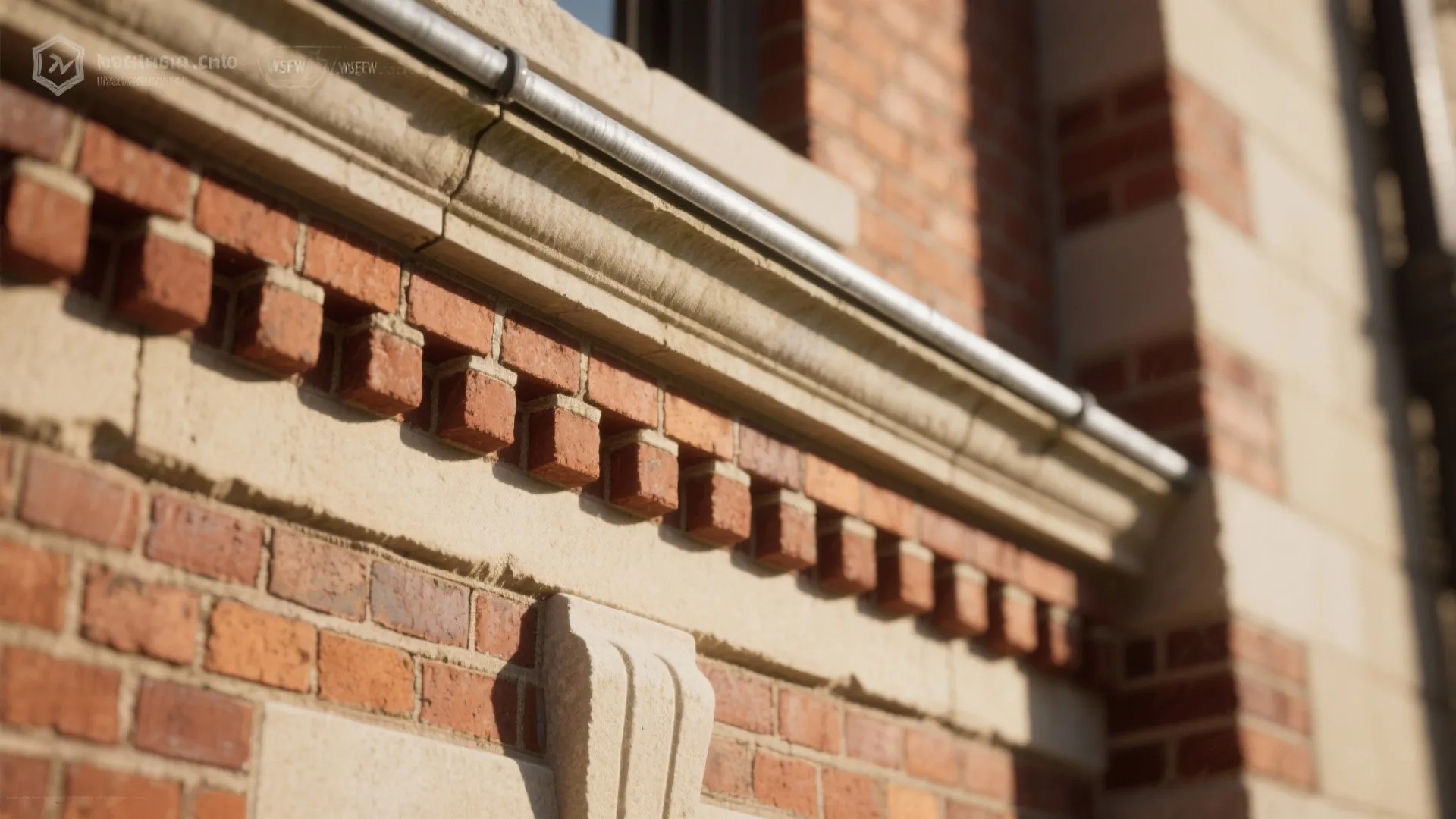 Brick Parapet with Crafted Courses