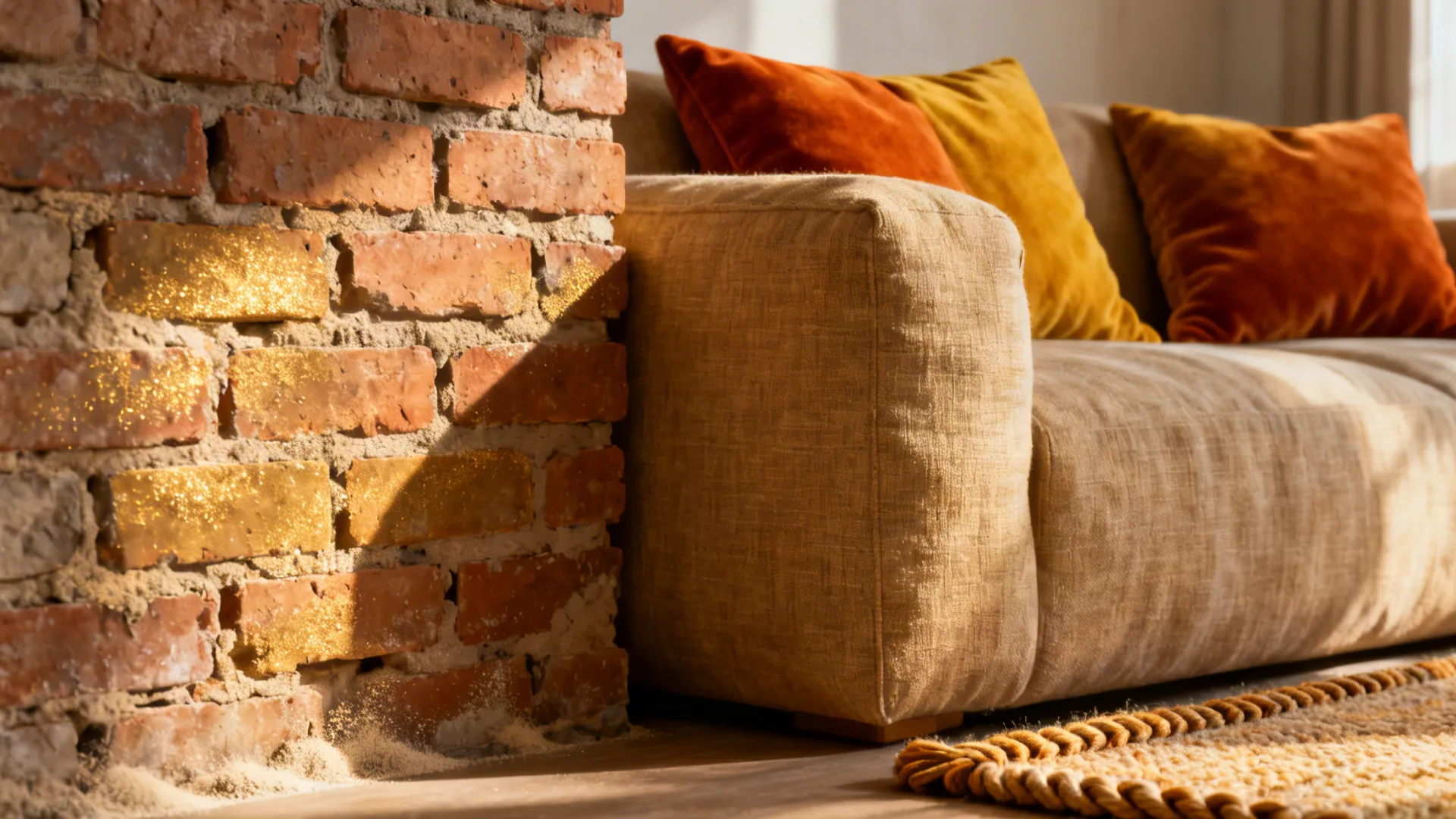 1. Keep it raw and layer soft textiles