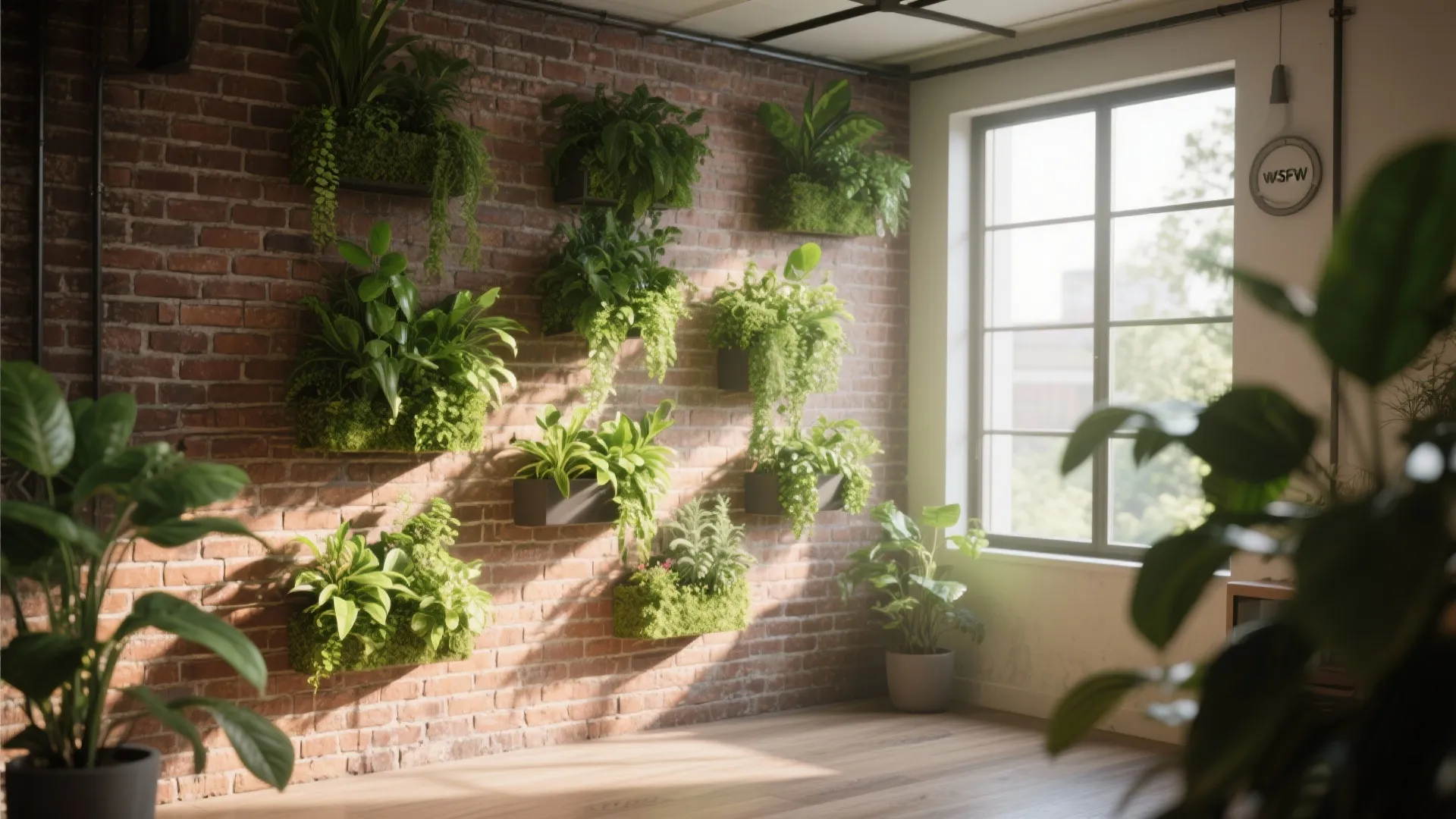 7. Vertical Garden Feature