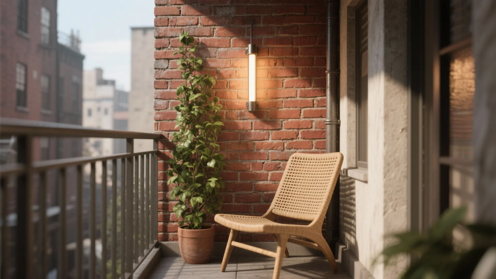 Exposed Brick Feature Wall