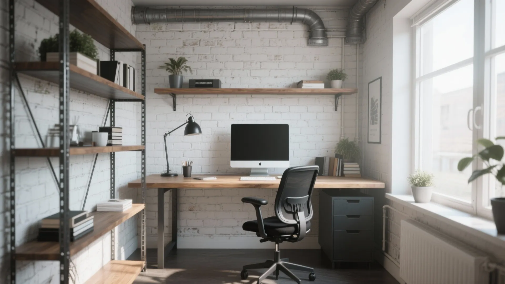 7. Faux Brick or Concrete