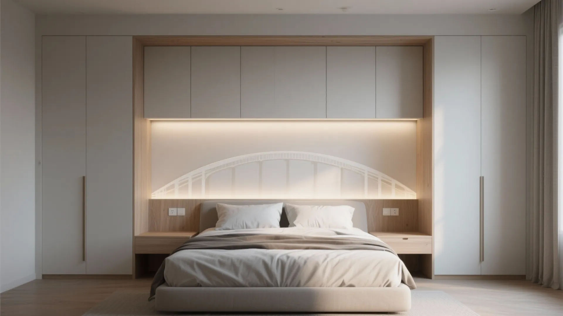 Bridge Almirah Around the Bed or Doorway