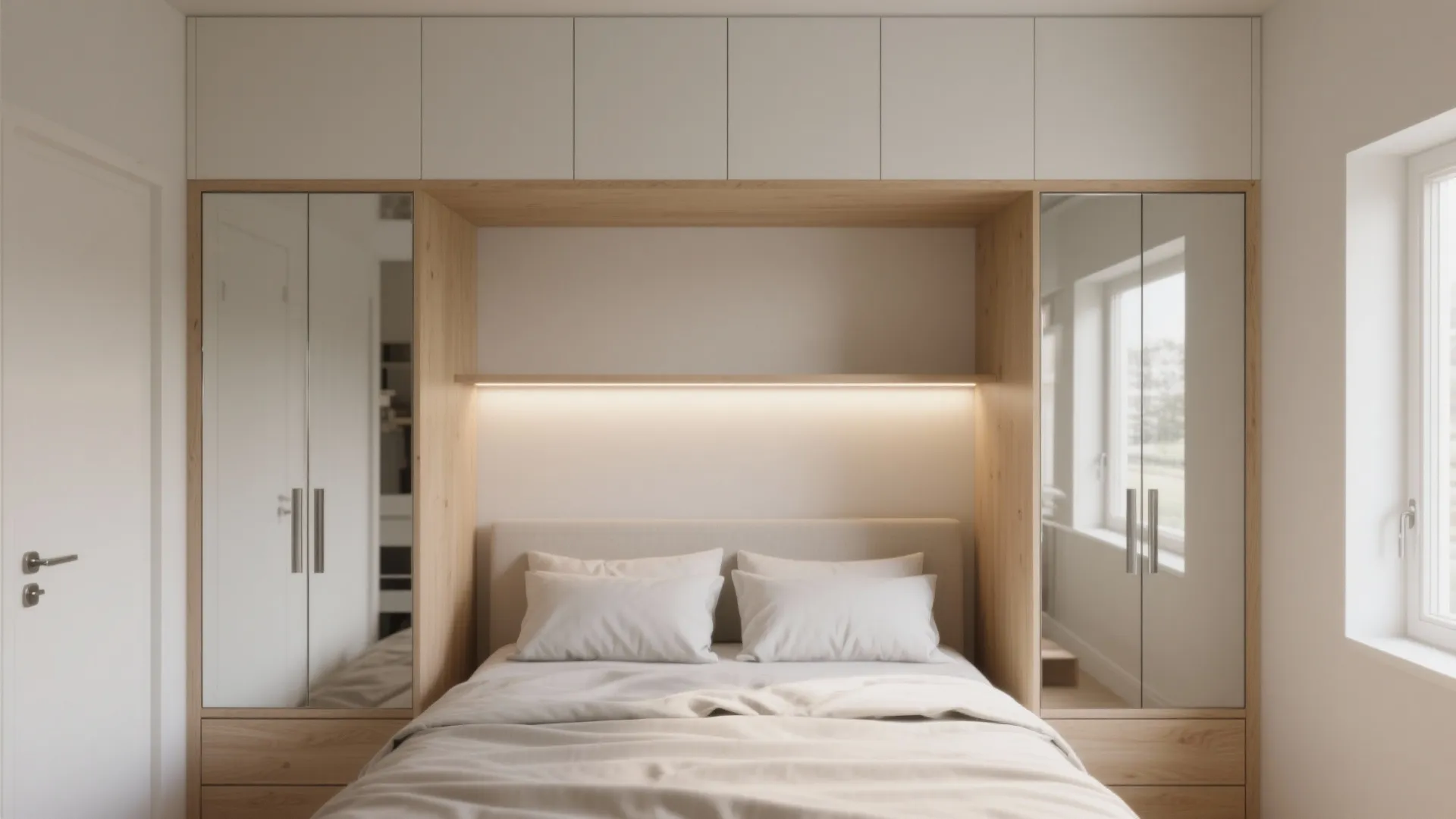 Bridge Wardrobe Around the Queen Bed