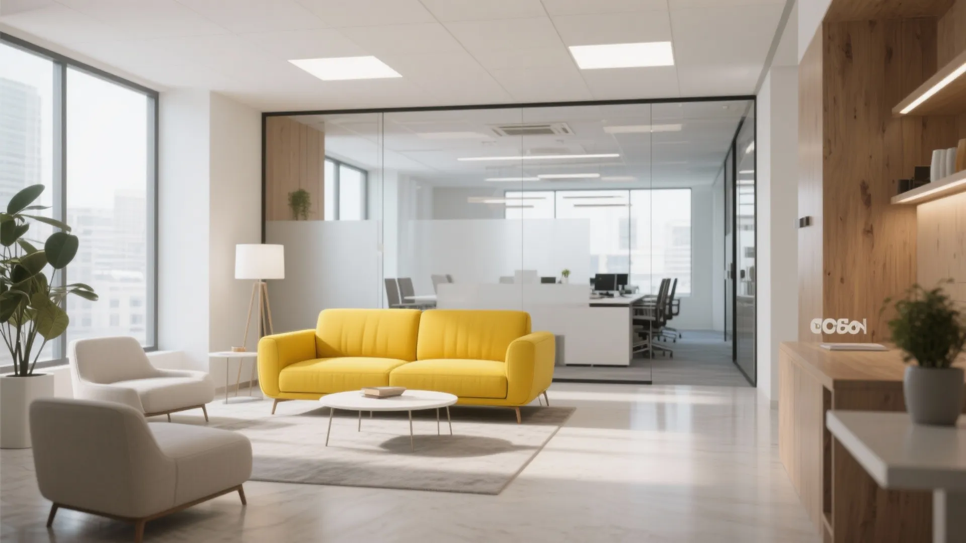 10. Bright-Colored Accent Sofa