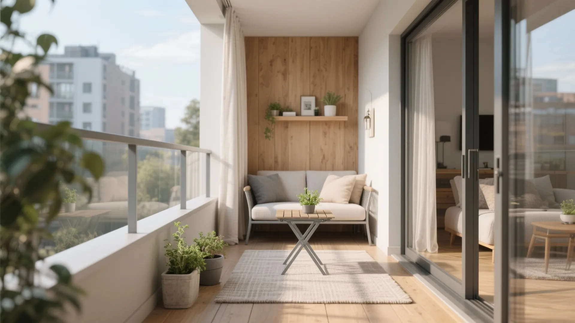 A brighter balcony and utility that truly work