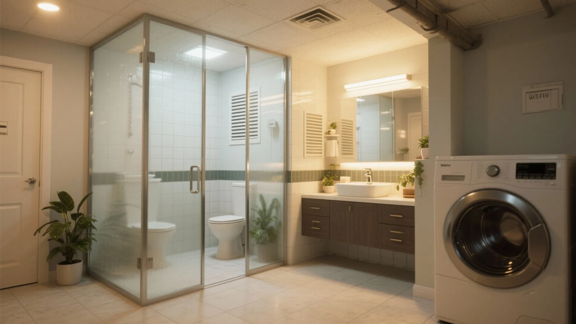 5) Brighten and ventilate to make the basement feel above-grade