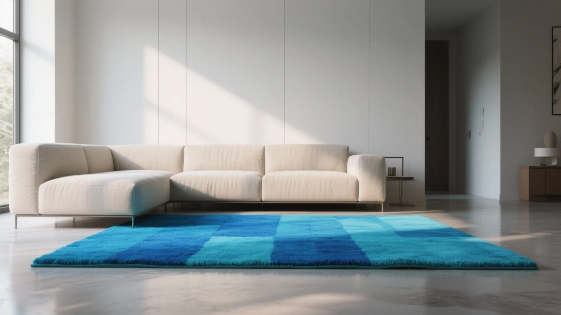 4. Bright blue as an accent pop