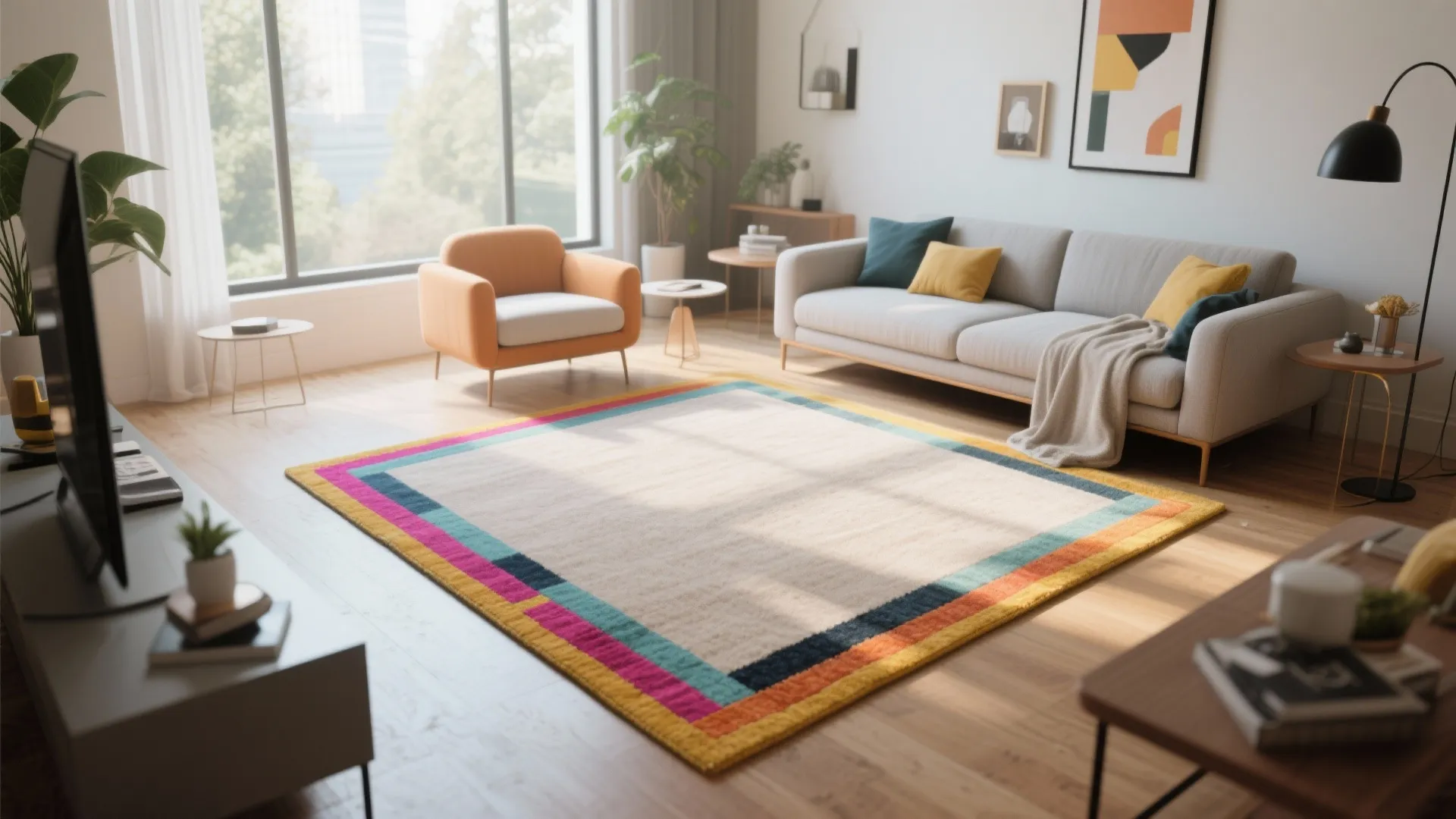 8. Adding Pop with a Bright Border